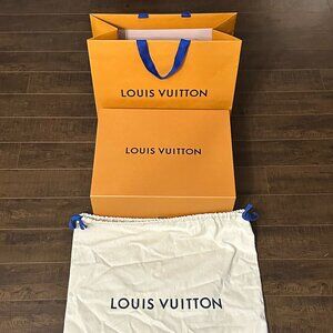 Louis Vuitton Huge X-Large  Box  Dust Bag & Shopping Bag Gift Set
